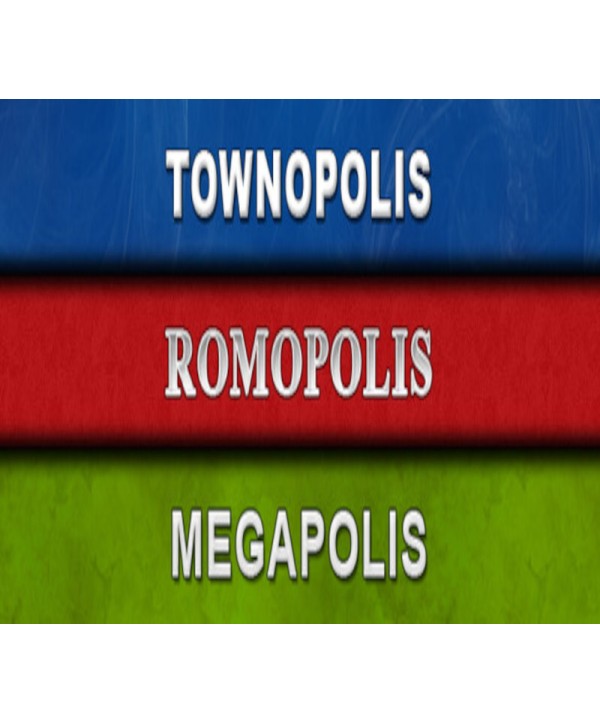 Townopolis Romopolis Megapolis Collection Steam Key GLOBAL